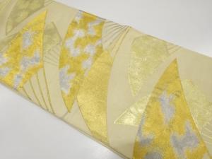 アンティーク　扇模様織り出し袋帯（材料）